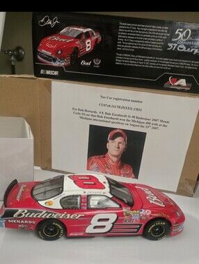 Dale Earnhardt Jr #8 Budweiser 1:24 Scale Diecast Car